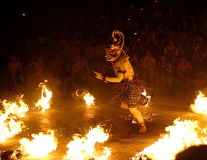 The reason they call Kecak the fire dance